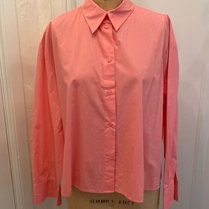 Pink cotton blouse H&M size L